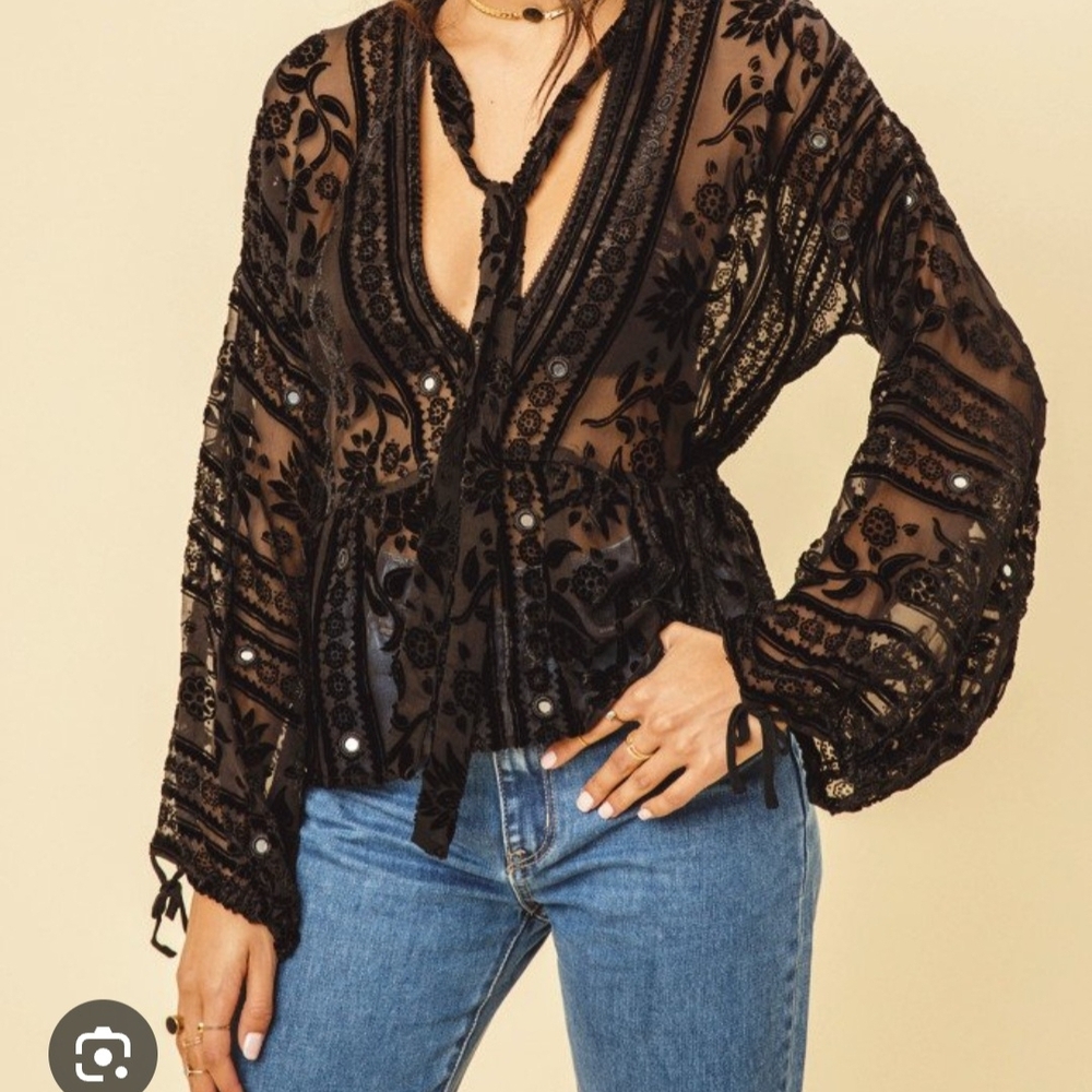 For Love And Lemons J'Adore Top